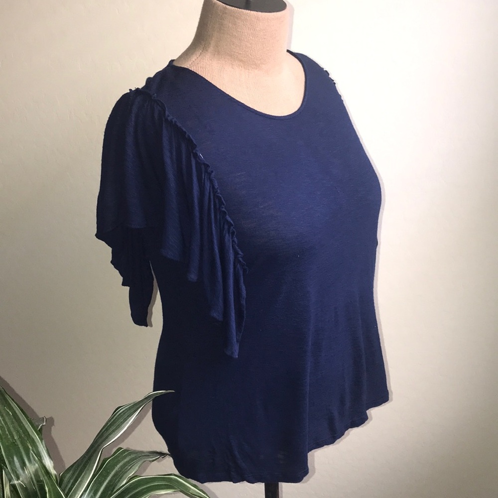 Navy blue top